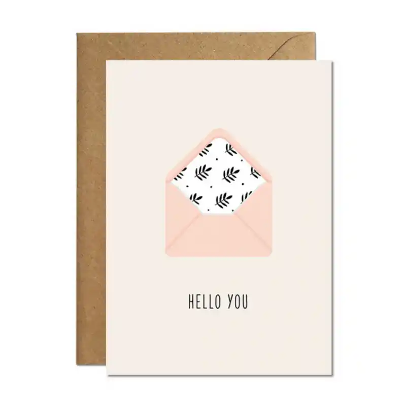 Hello You Card by Ricicle Cards