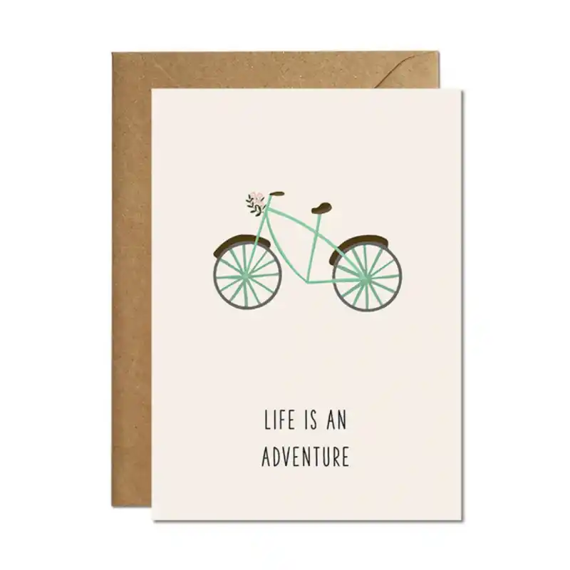 Life is an adventure card by Ricicle Cards