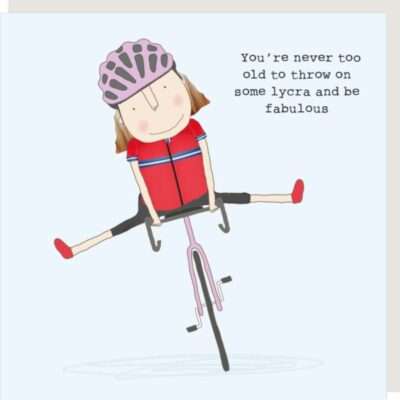Rosie Made a thing - Lycra Girl Greeting Card
