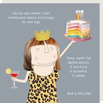 Rosie Made A Thing - Girls Birthday Card