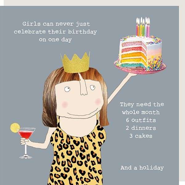 Rosie Made A Thing Girls Birthday Card