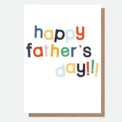 Mix Up Happy Fathers Day Card