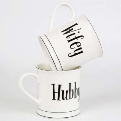 Wifey Hubby Mugs set of 2