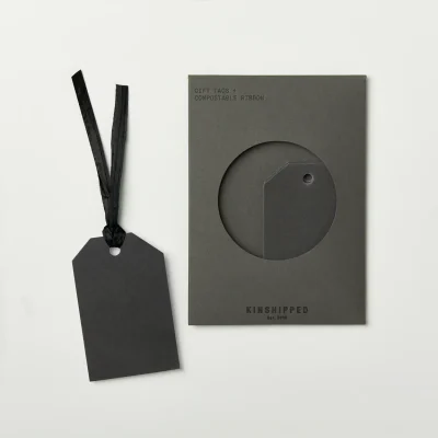 Compostable Black Gift Tags