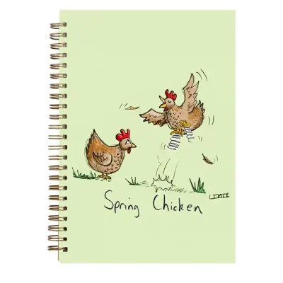 Louise Tate Spring Chicken A6 Notebook