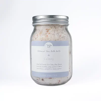 Calming botanicals Salts 500g Glass Jar