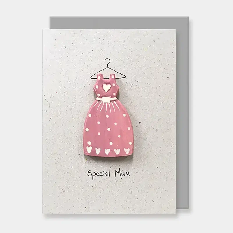 East of India Wood Card Special Mum