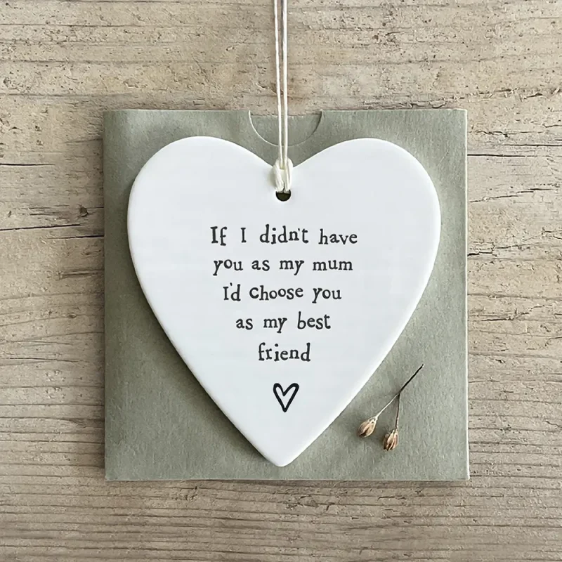 Porcelain Round Heart Have You As A Mum