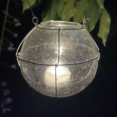 Bubble Glass T light Hanger