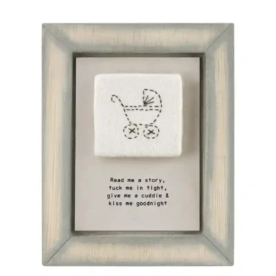 Embroidered Square Picture - Read Me A Story