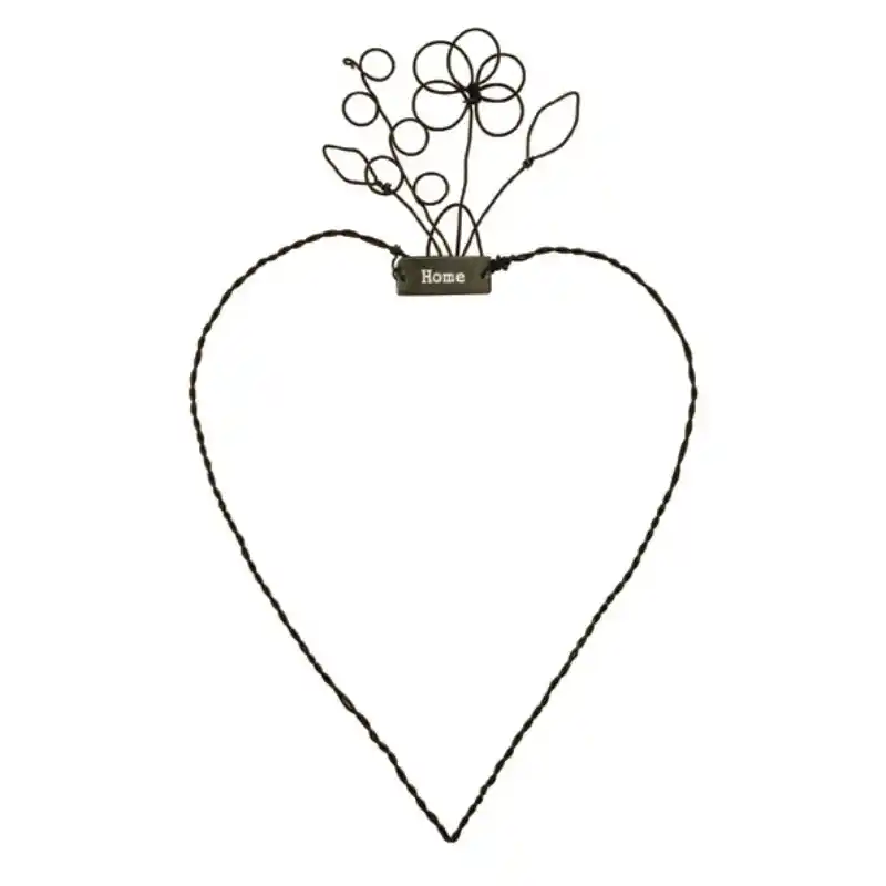 Large East of India Metal Hanging Heart Dream